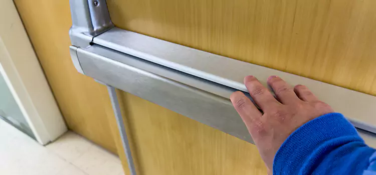 Installing a Push Bar on a Door Killeen